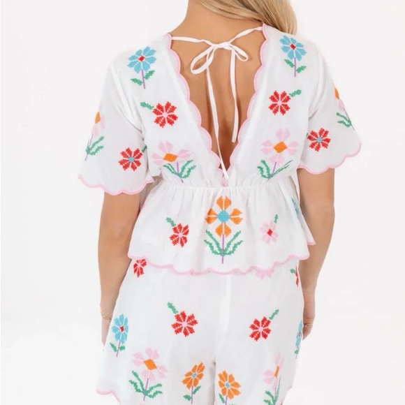 J. Marie floral top - Picture 2 of 4